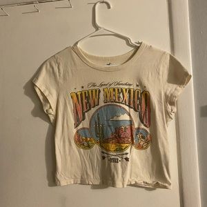 Hollister - Cropped Graphic Tee